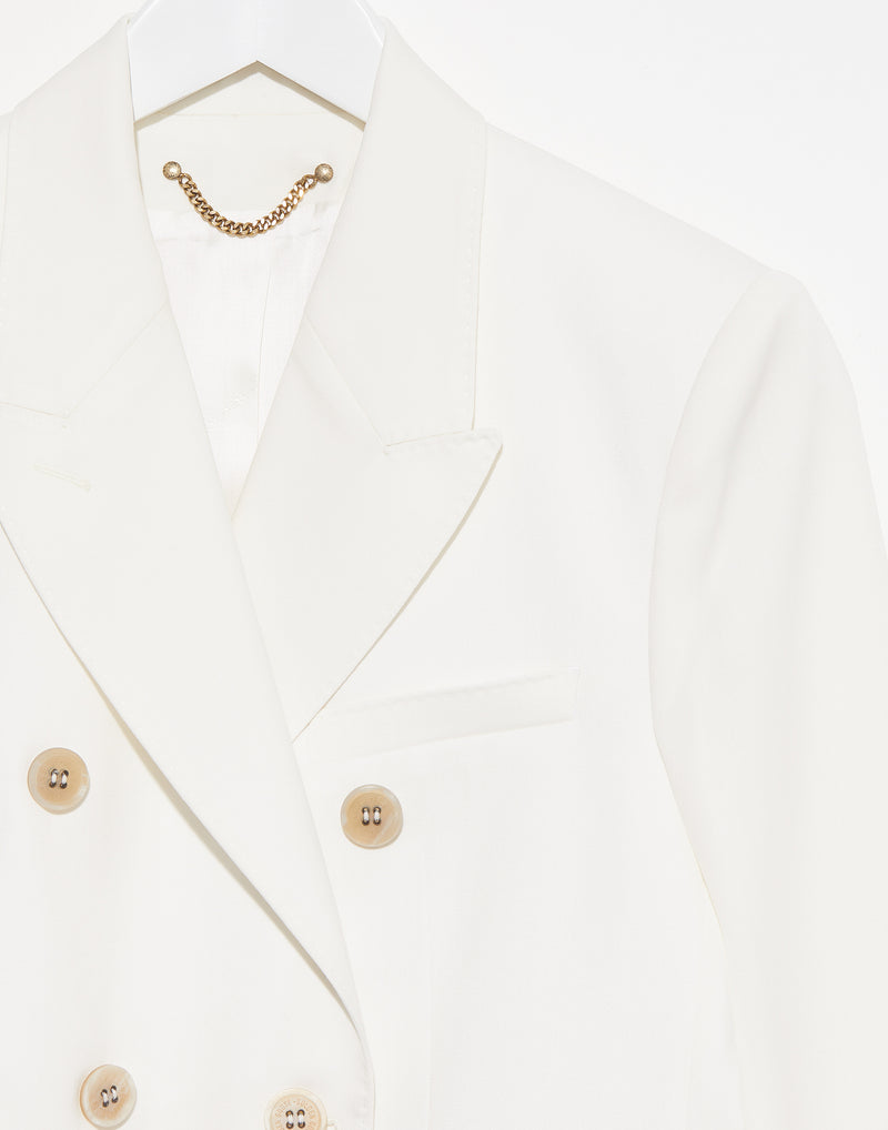 Arctic White Wool Blend Journey’s Blazer