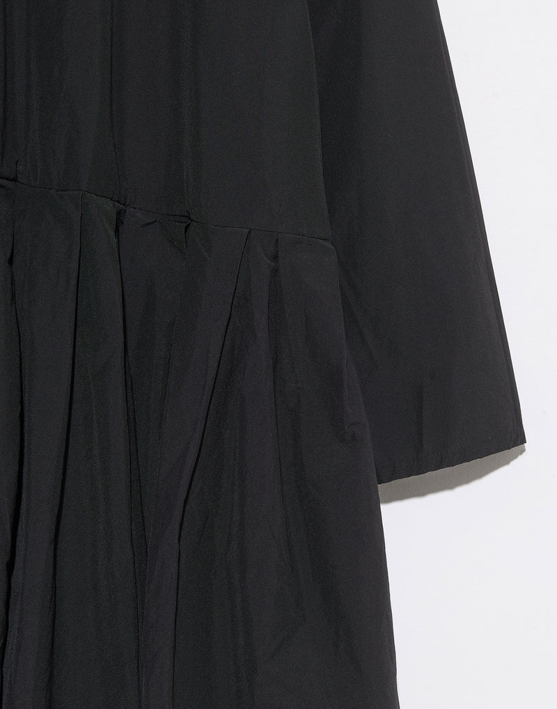 Black Cotton Blend Klic Dress