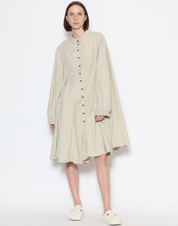 Eraser Cotton Oversized Shirt Dress