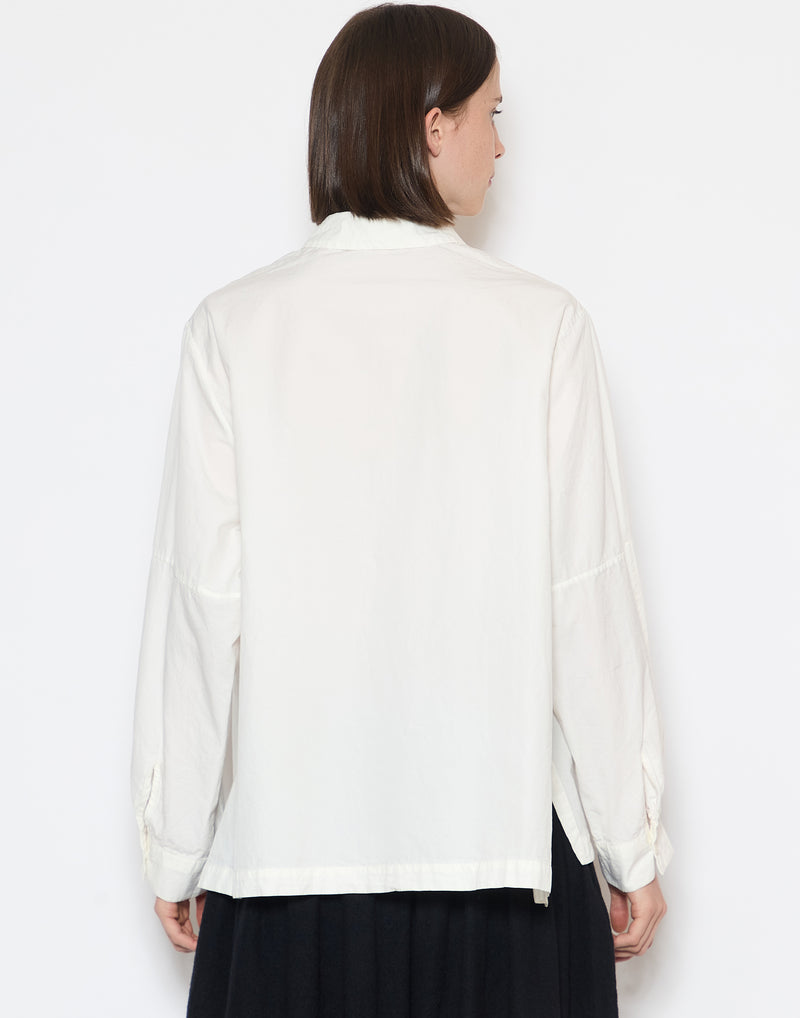 White Paper Cotton Elena Shirt