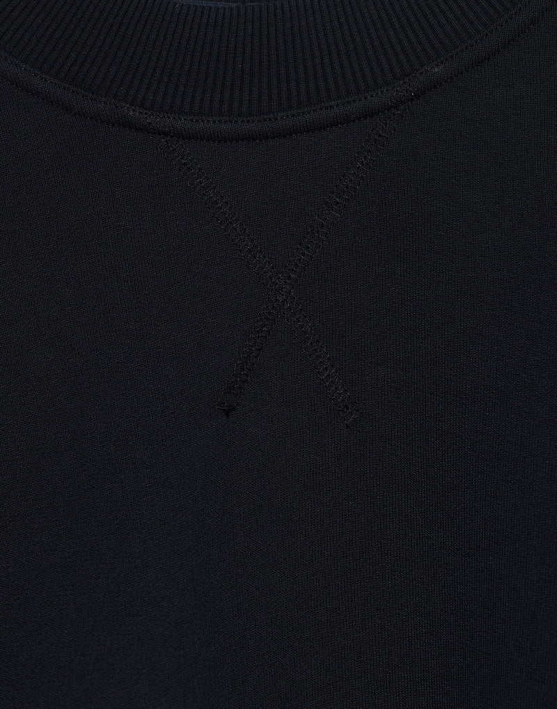 Off Black Cotton Fleece Thebe Sweatshirt