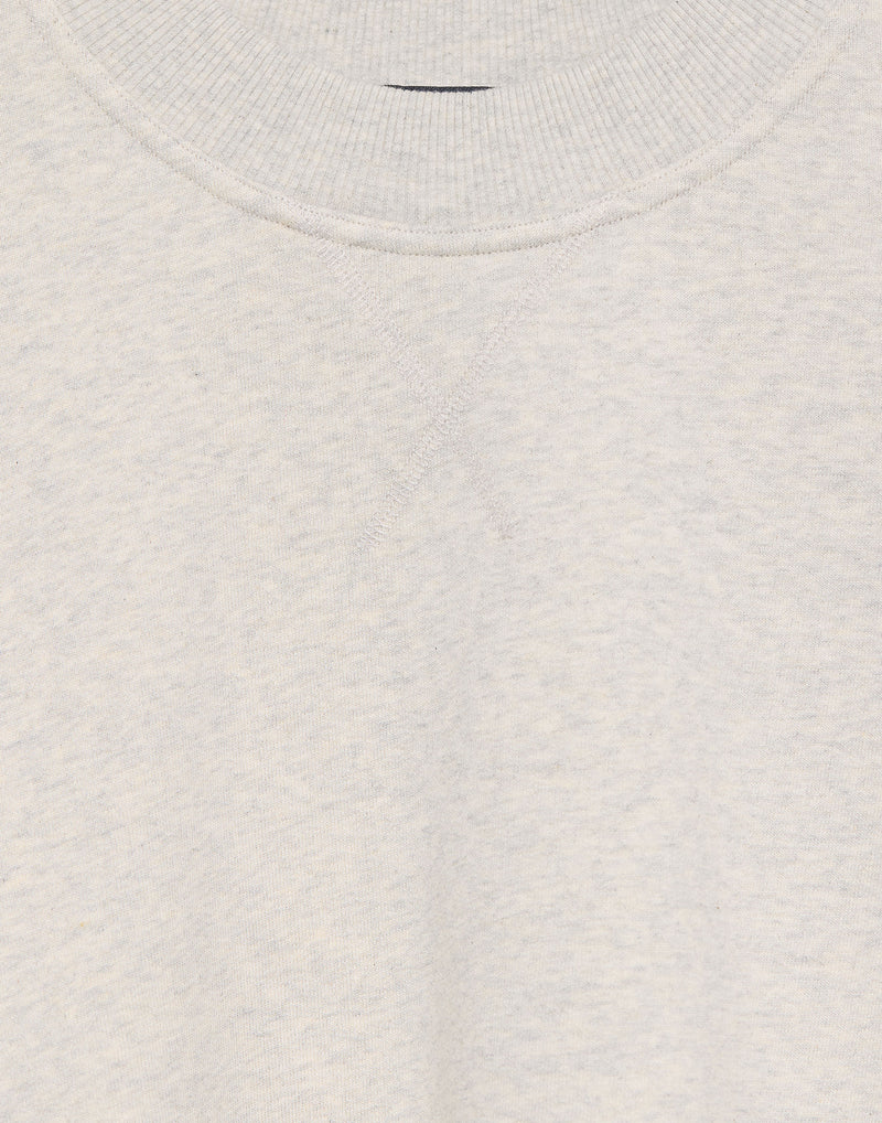 Pearl Melange Cotton Fleece Thebe Sweatshirt