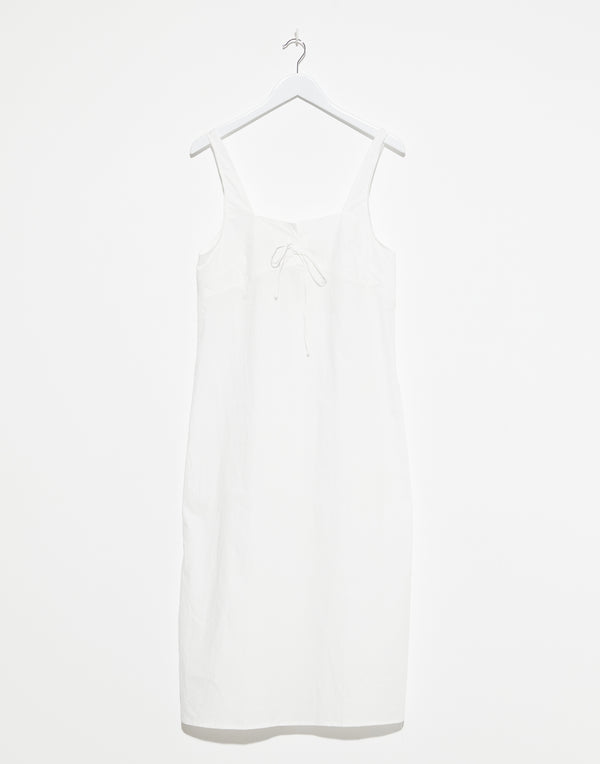 White Organic Cotton Eyelet Dress