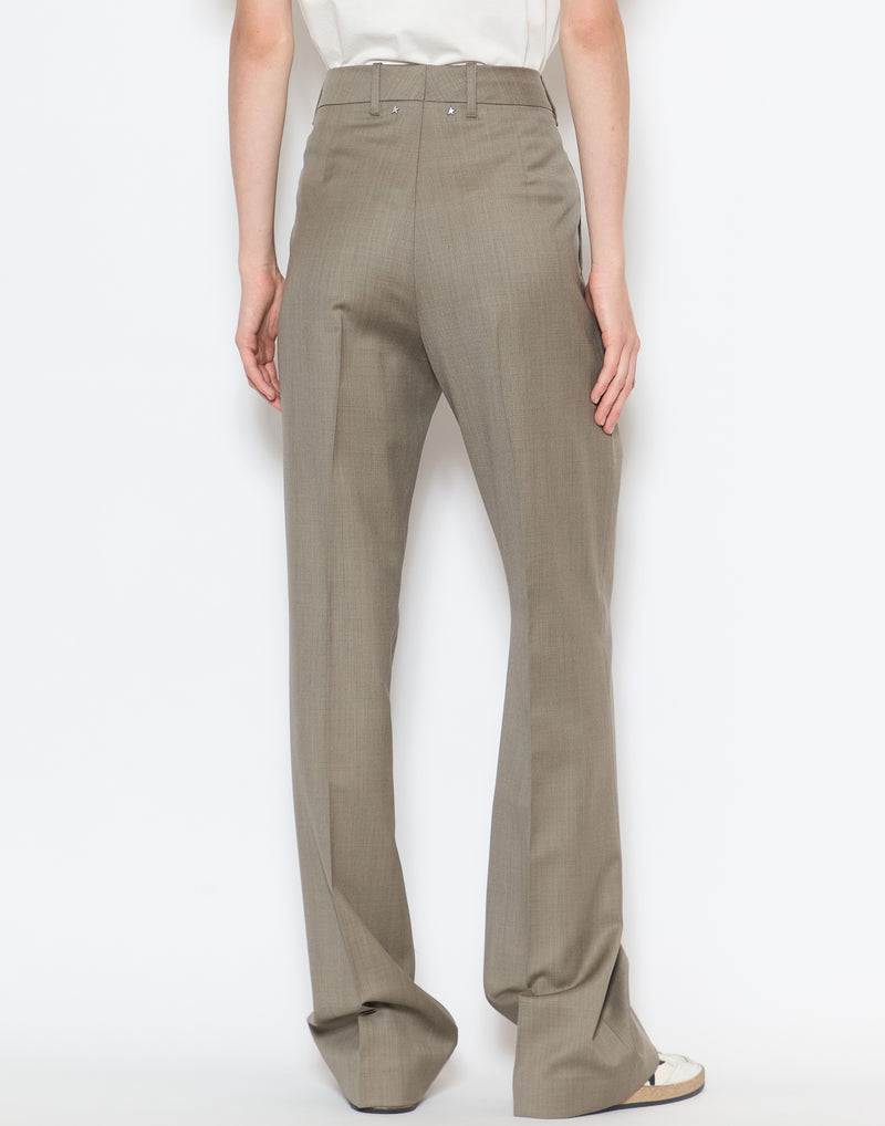 Dove Grey Wool New Relaxed Pants