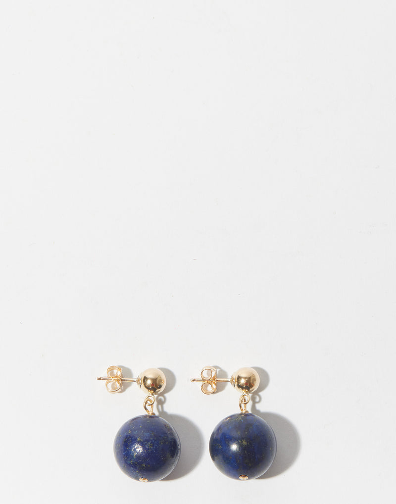 Lapis Lazuli & Gold Edith Drop Earrings