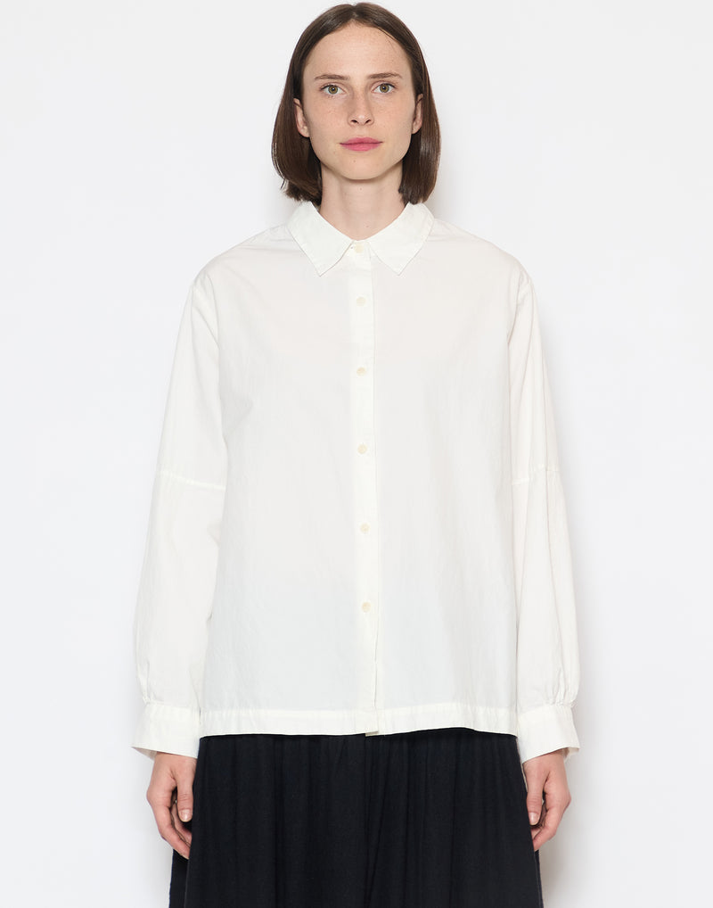 White Paper Cotton Elena Shirt