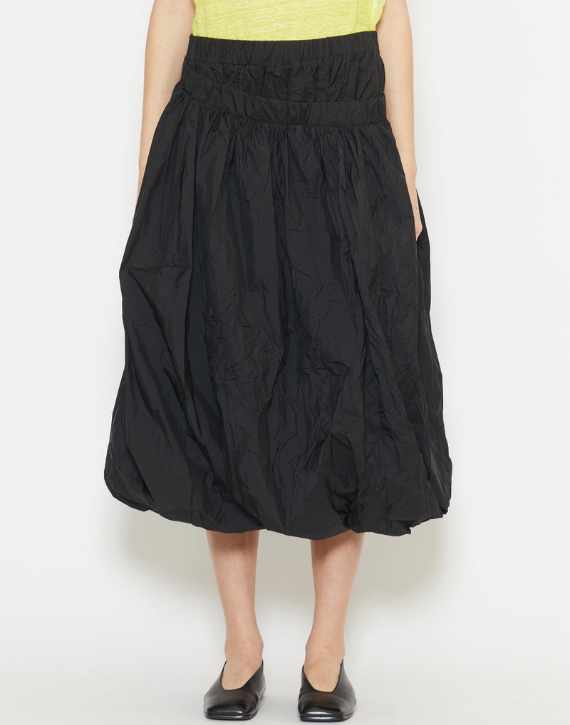 Black Double Layered Skirt