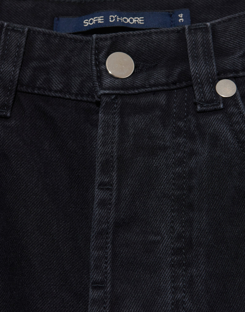 Black Denim Peggy Jeans