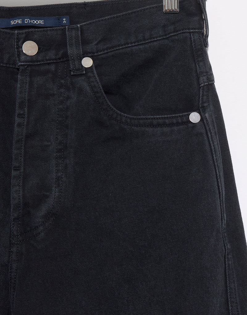 Black Denim Peggy Jeans