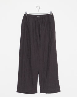 Slate Check Linen Ease Trousers