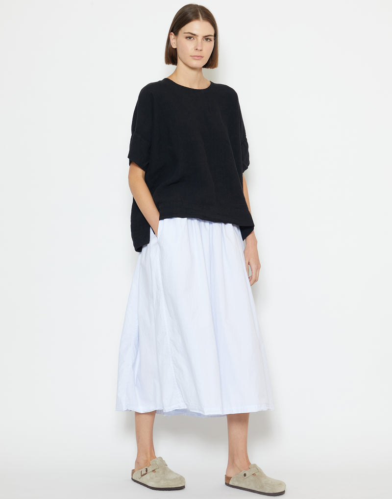 Glacier Cotton Poplin Sydney Skirt