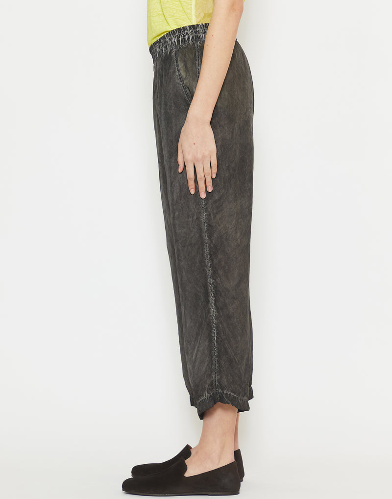 Coal Cloud Cupro Low Crotch Pants