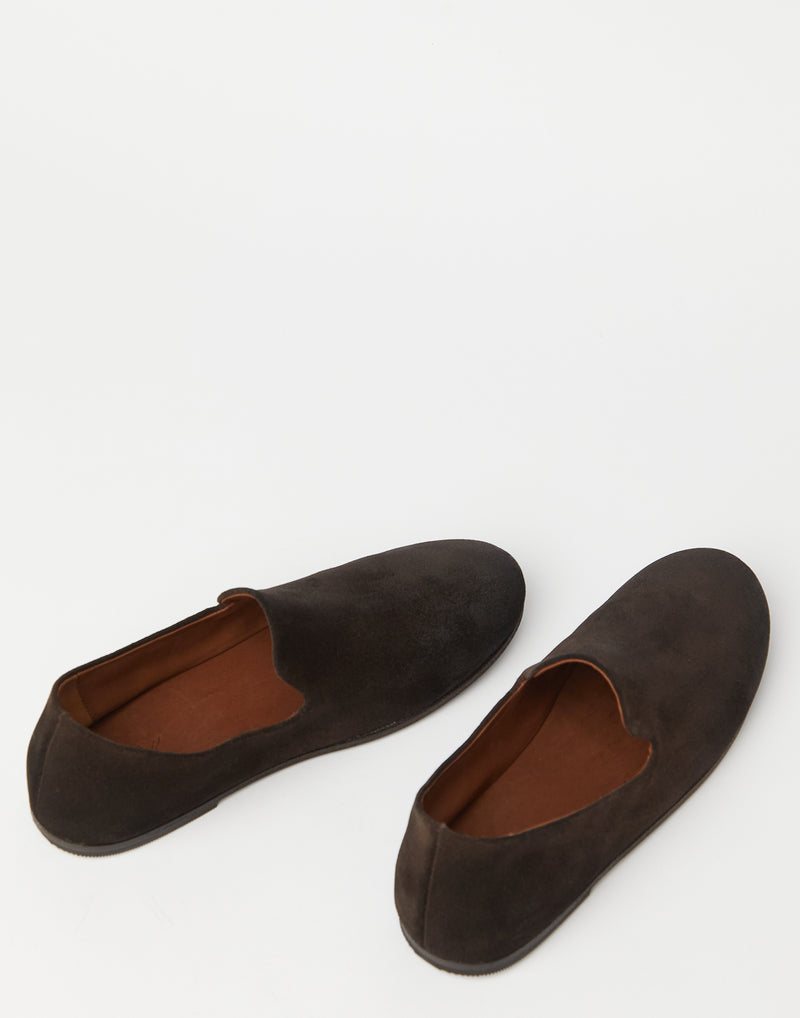 Brown Suede Steccoblocco Slip On Loafers