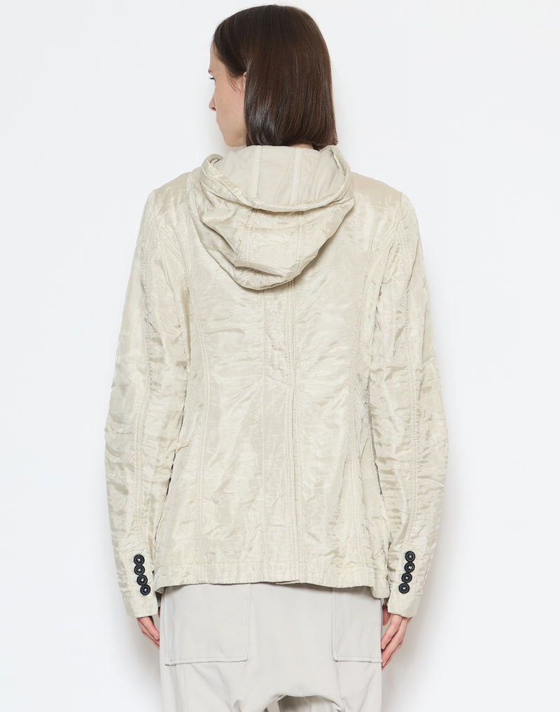 Eraser Silk Hooded Jacket