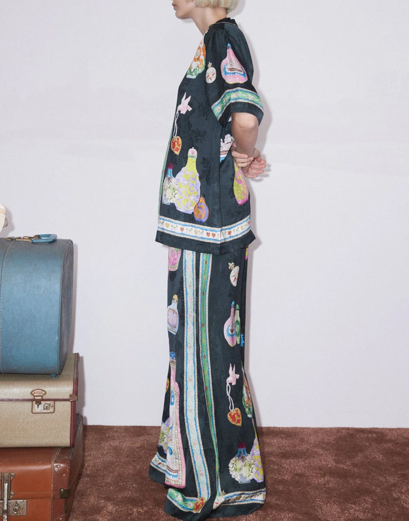 Printed Viscose Royal Pants