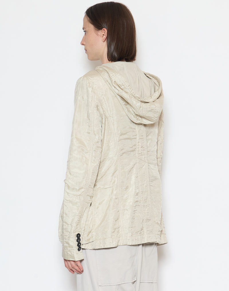 Eraser Silk Hooded Jacket