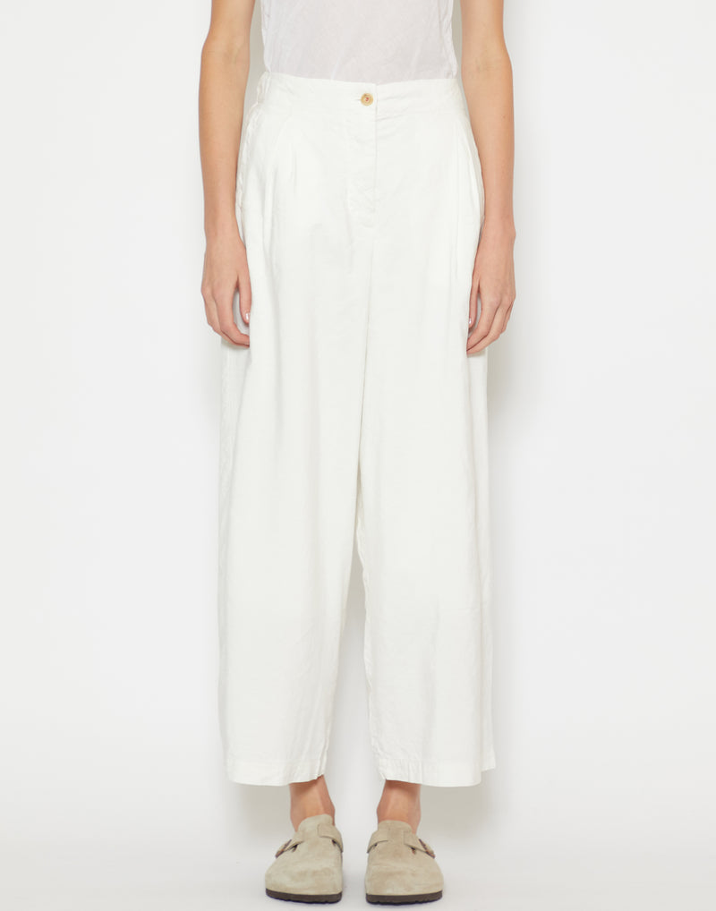 Natural Linen & Silk Piata Pants