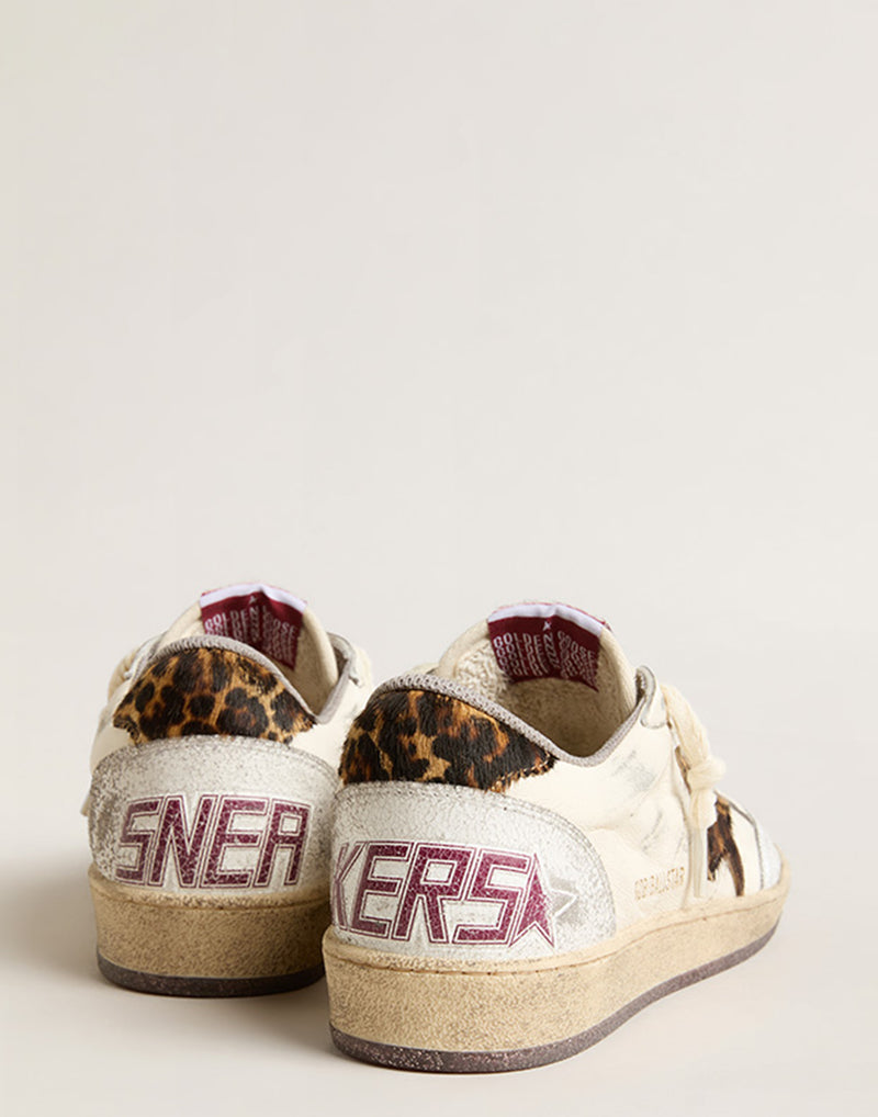 White & Leo Ball Star Sneakers