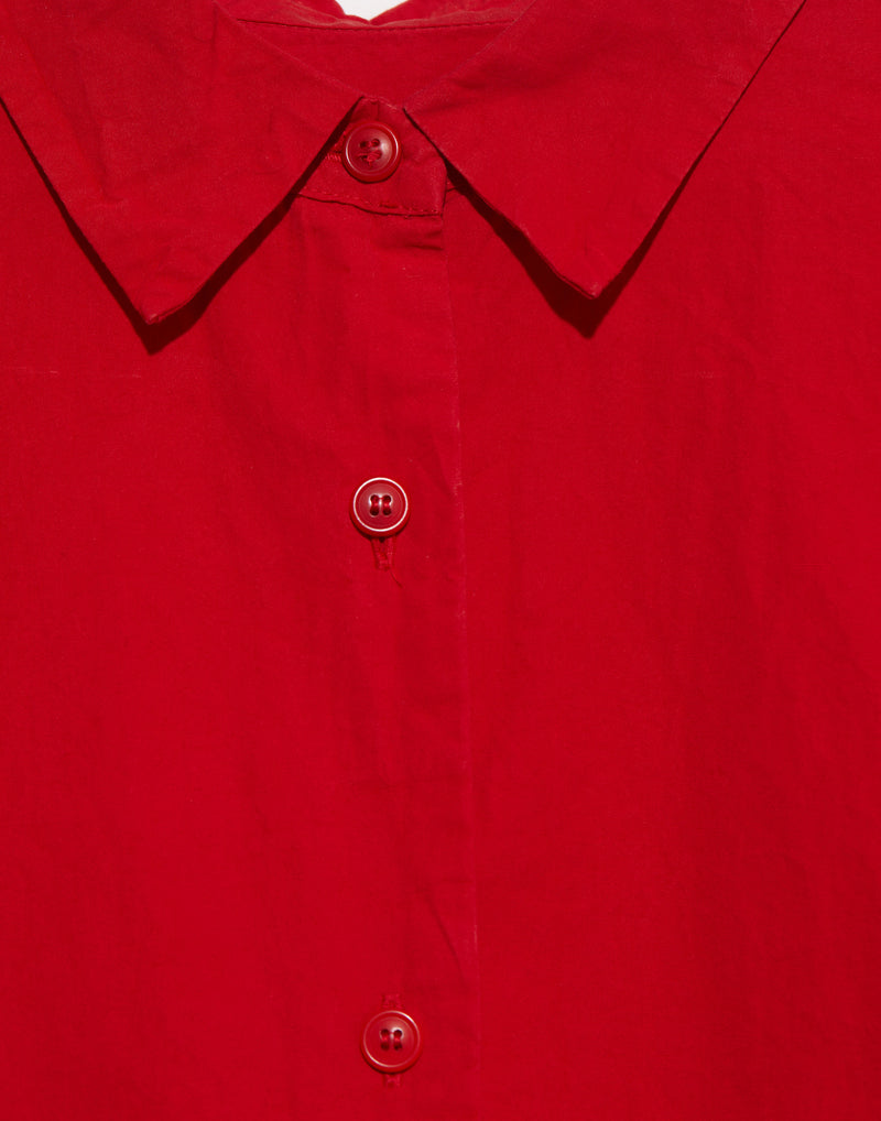 Lippy Red Cotton Elena Shirt