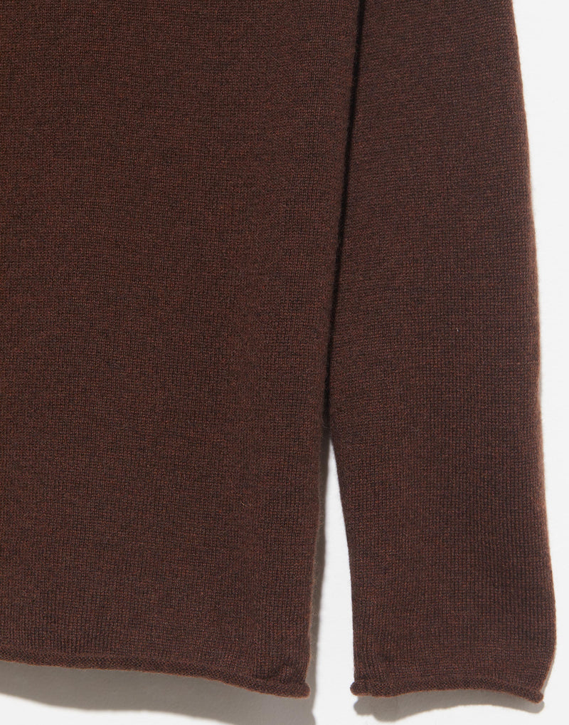 Chocolate Brown Cashmere Nara Pullover