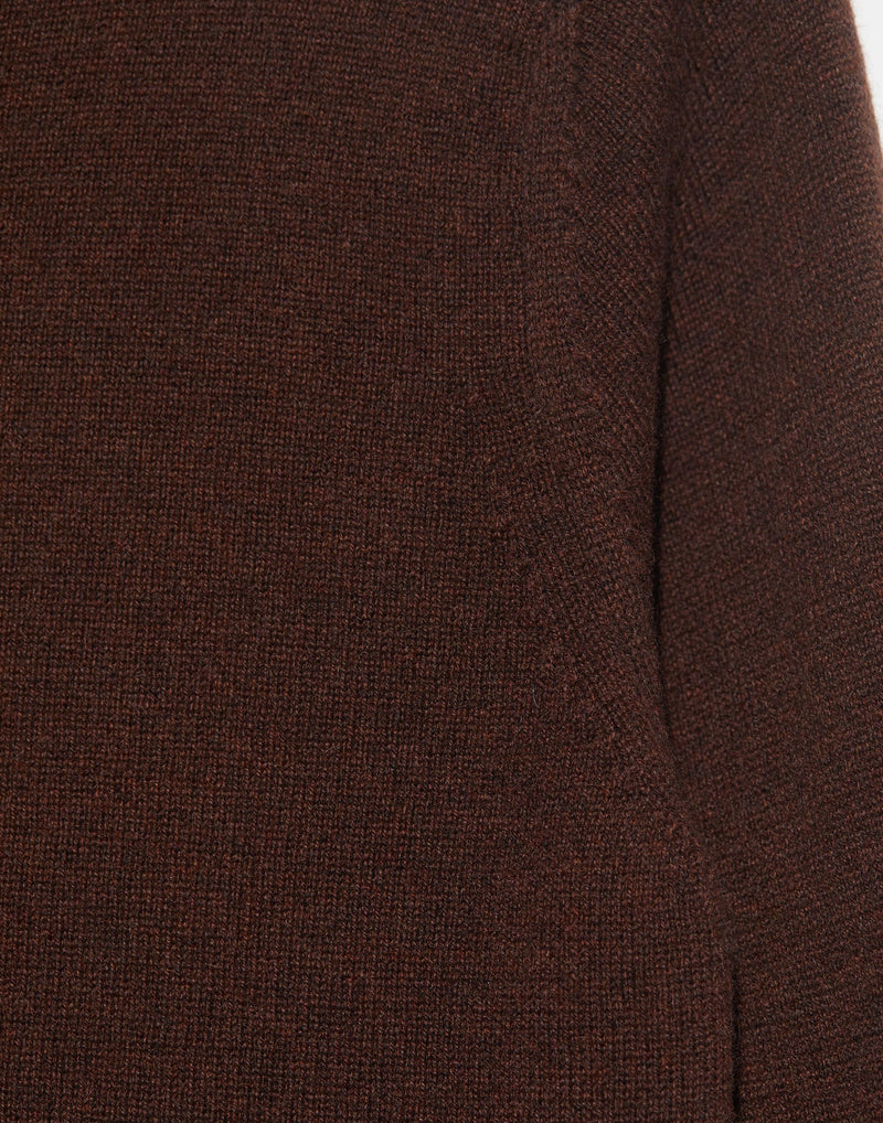 Chocolate Brown Cashmere Nara Pullover