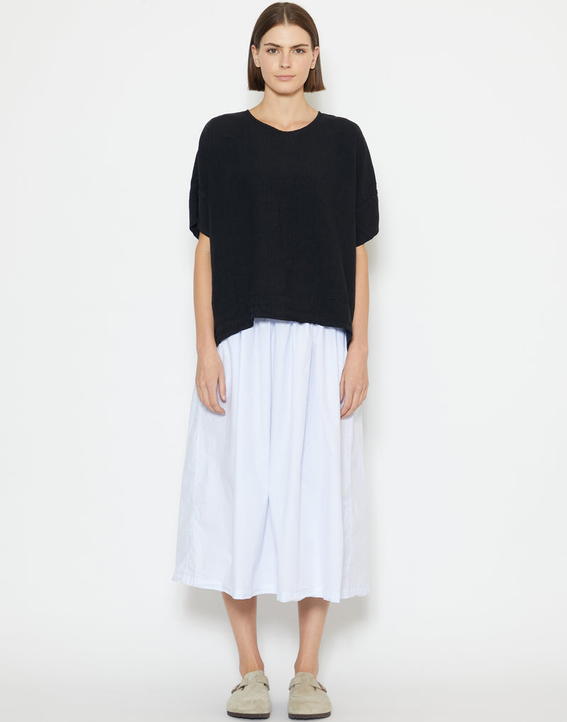 Glacier Cotton Poplin Sydney Skirt