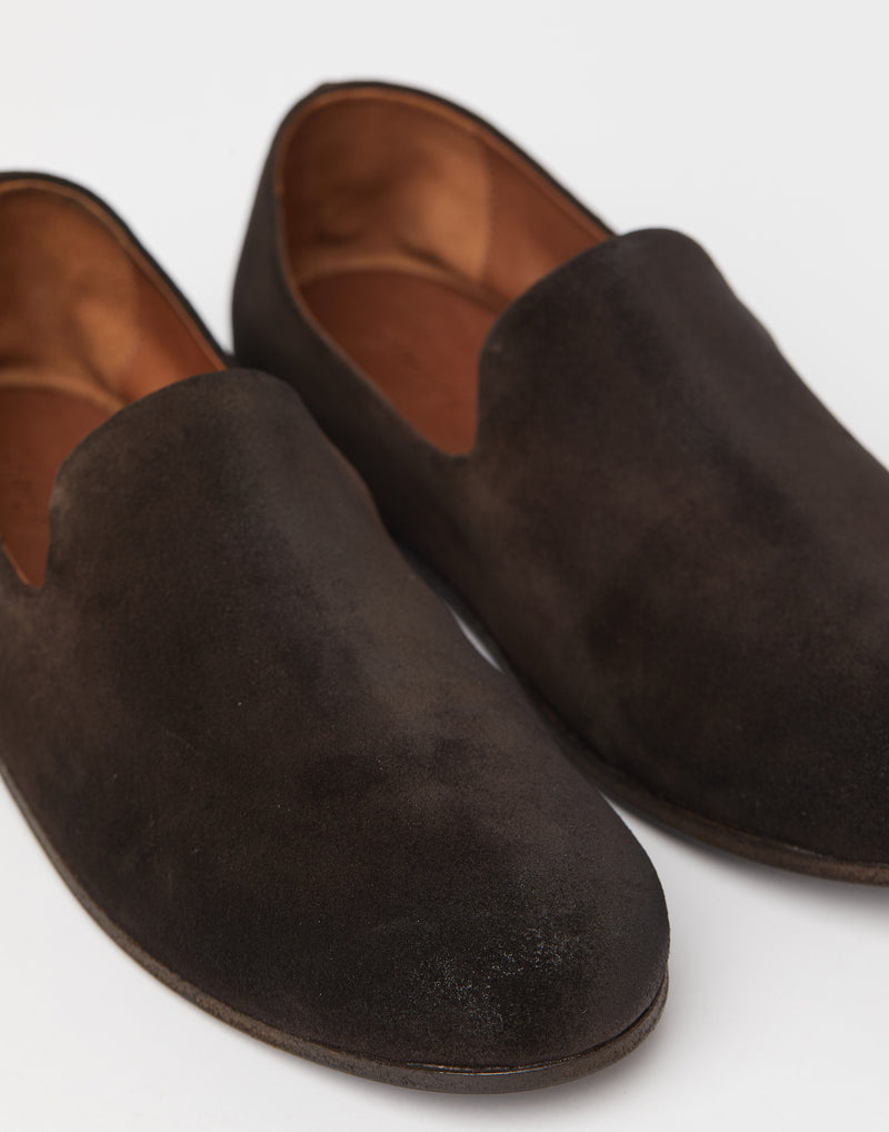 Brown Suede Steccoblocco Slip On Loafers