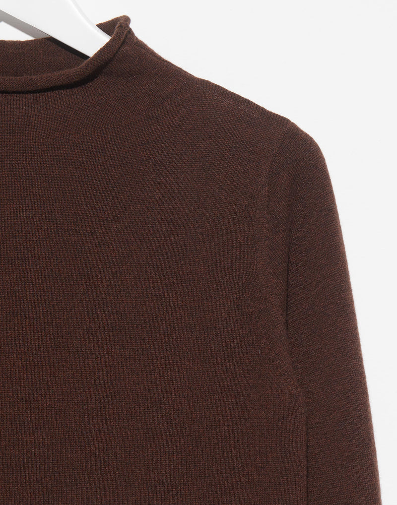 Chocolate Brown Cashmere Nara Pullover