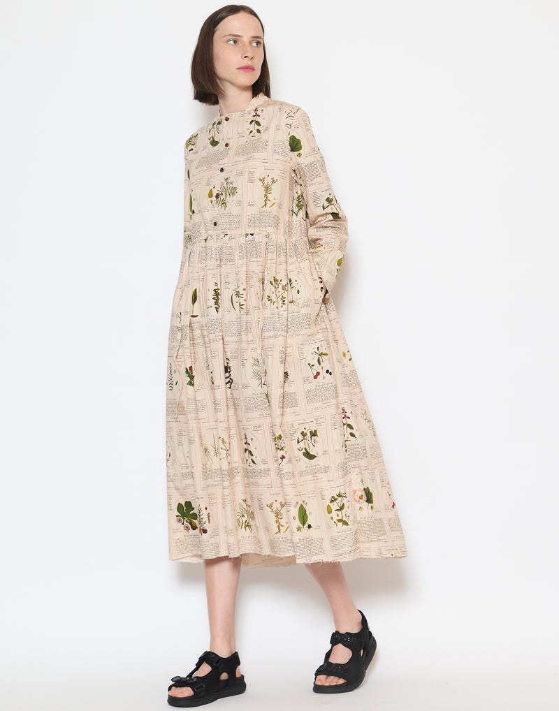 Winter Herbarium Cotton Dress