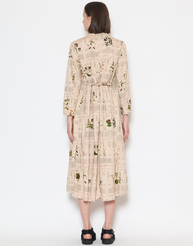 Winter Herbarium Cotton Dress