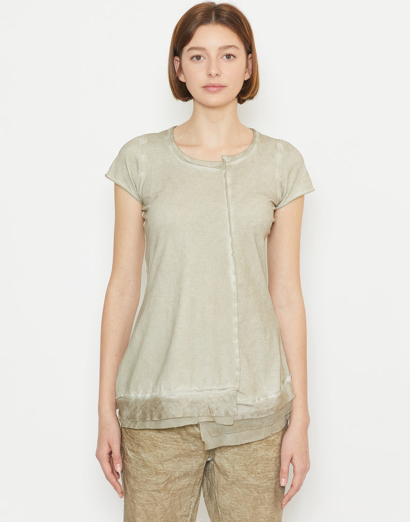 Straw Cloud Cotton Blend T-Shirt