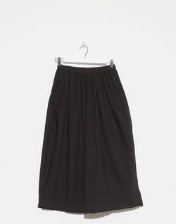 Black Cotton Oversized Culottes