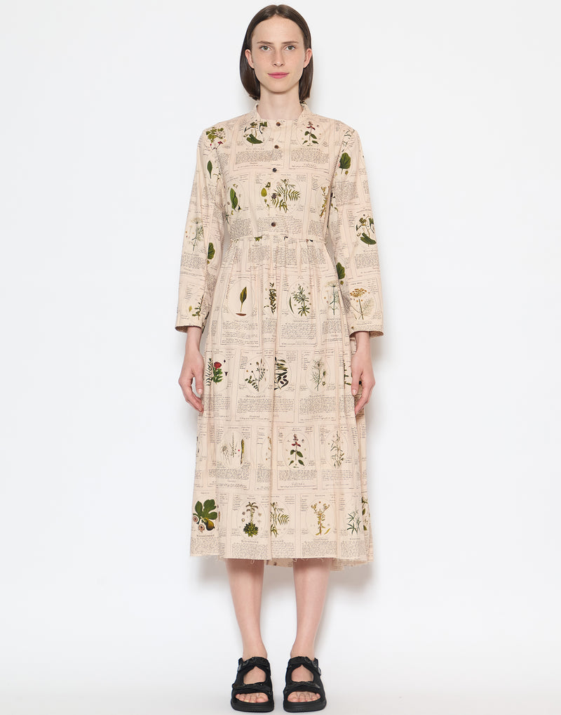 Winter Herbarium Cotton Dress