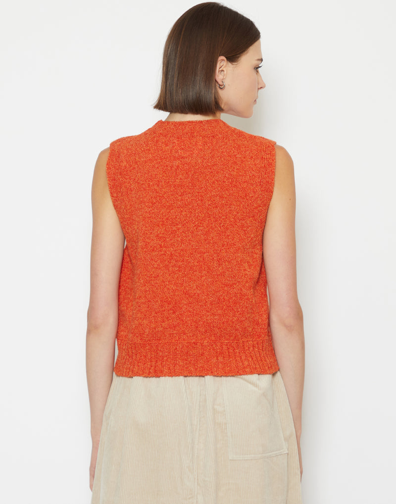 Amber Marl Mouline Wool Vest