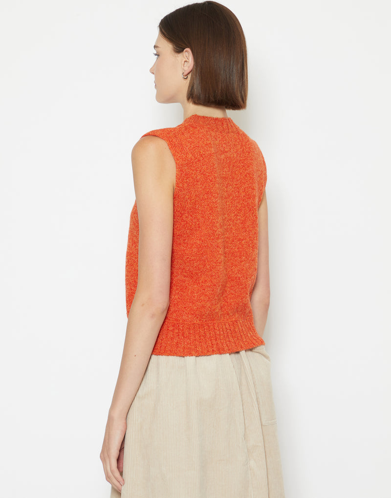 Amber Marl Mouline Wool Vest