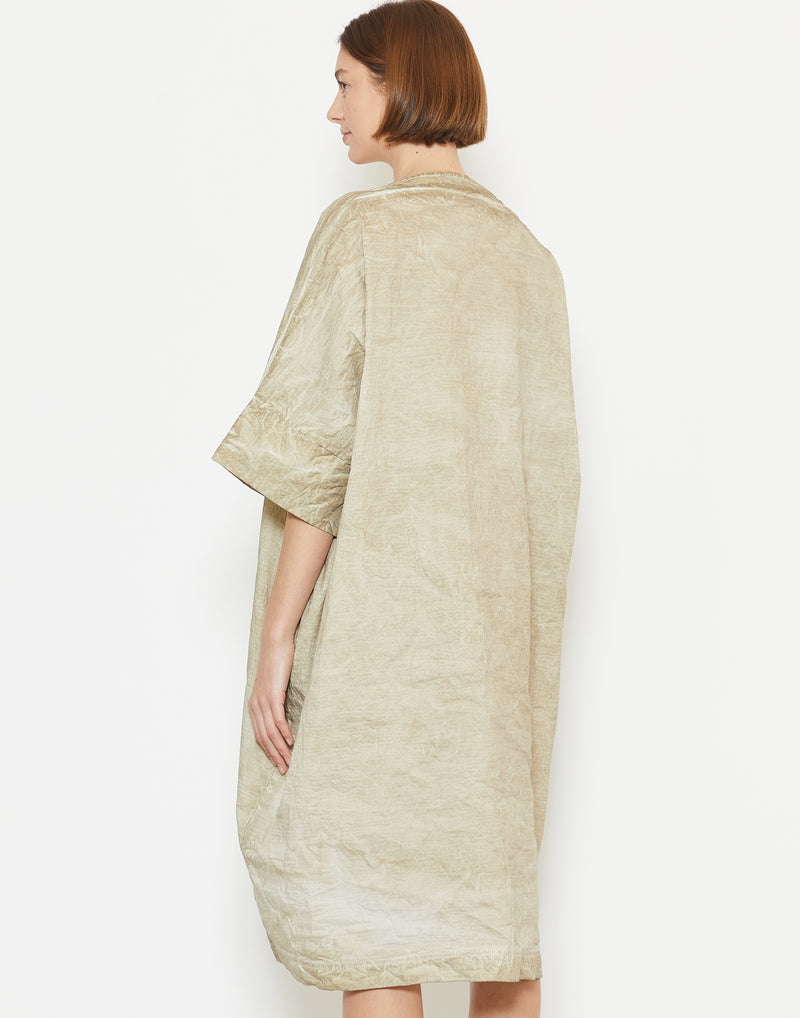 Straw Cloud Linen & Cotton Relaxed Dress