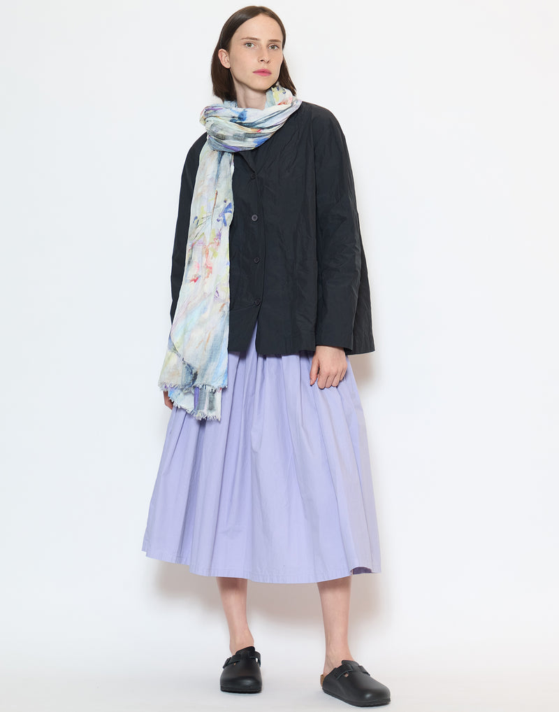 Galactic Cotton Plis Yizic Skirt