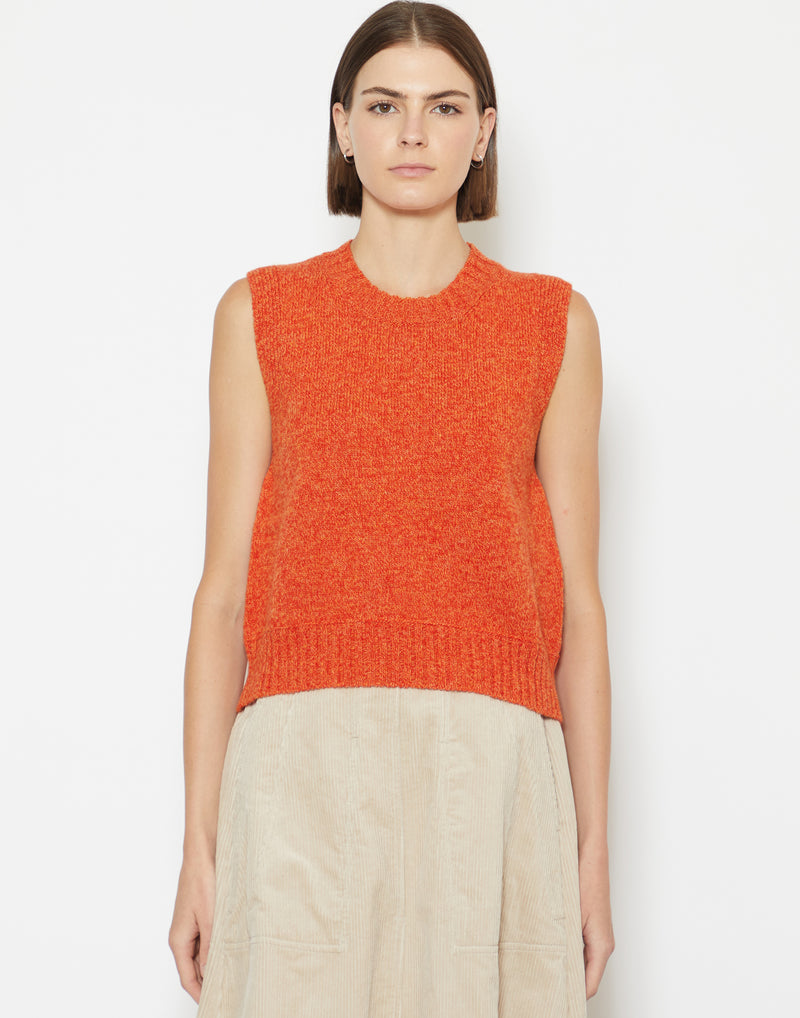 Amber Marl Mouline Wool Vest