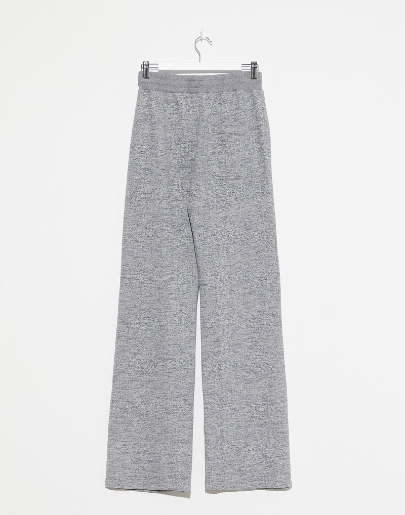 Grey Melange Cotton Dorotea Track Pants