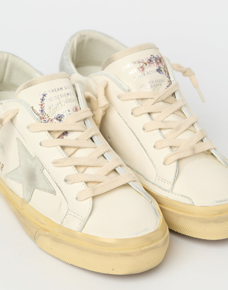 Floral Embroidered Superstar Sneakers