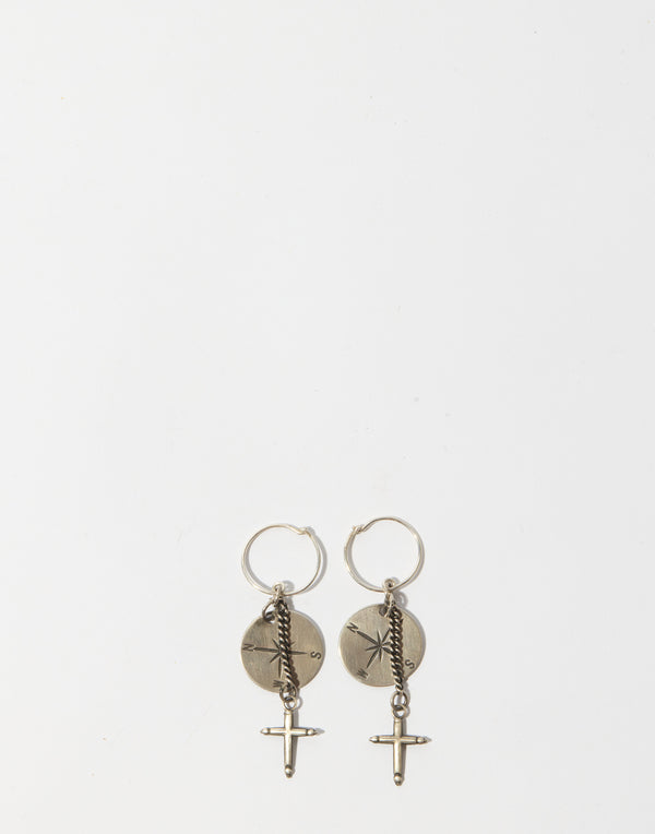 Silver Windrose Earrings