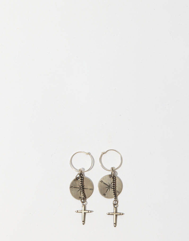 Silver Windrose Earrings