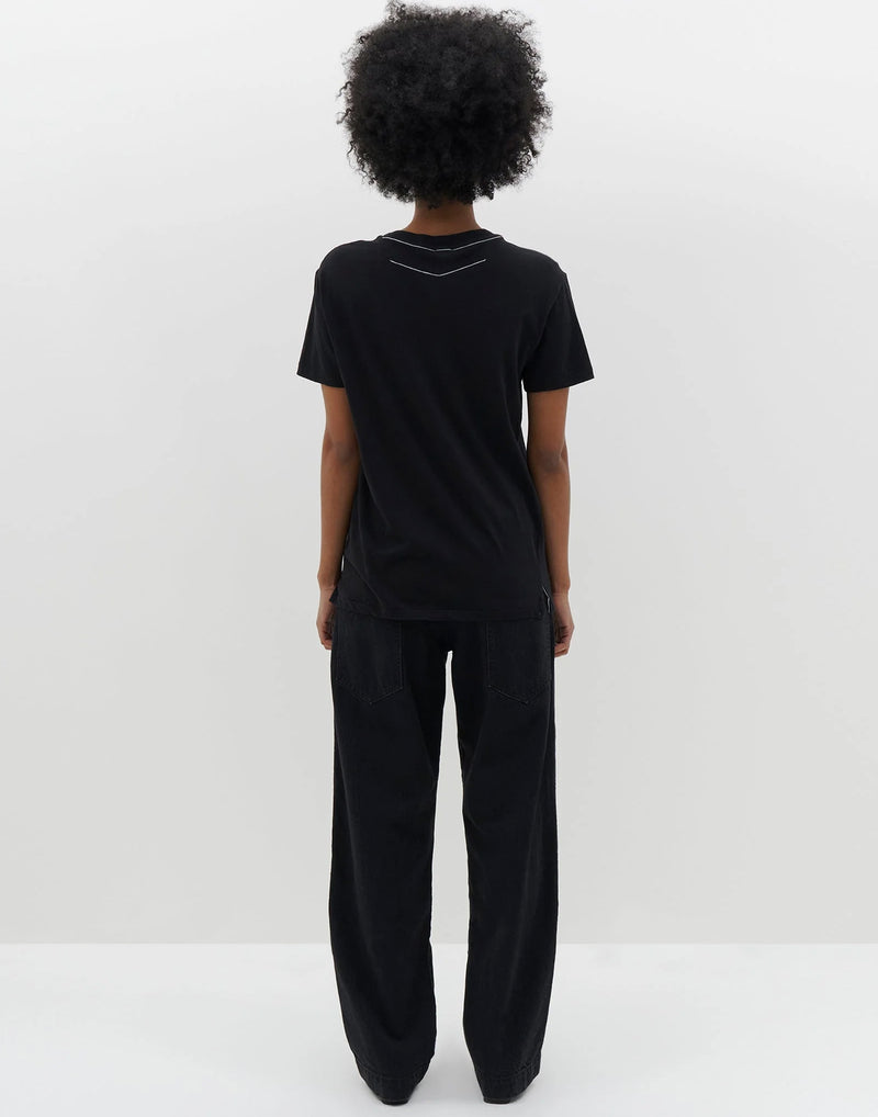 Black Cotton Regular Classic T-Shirt