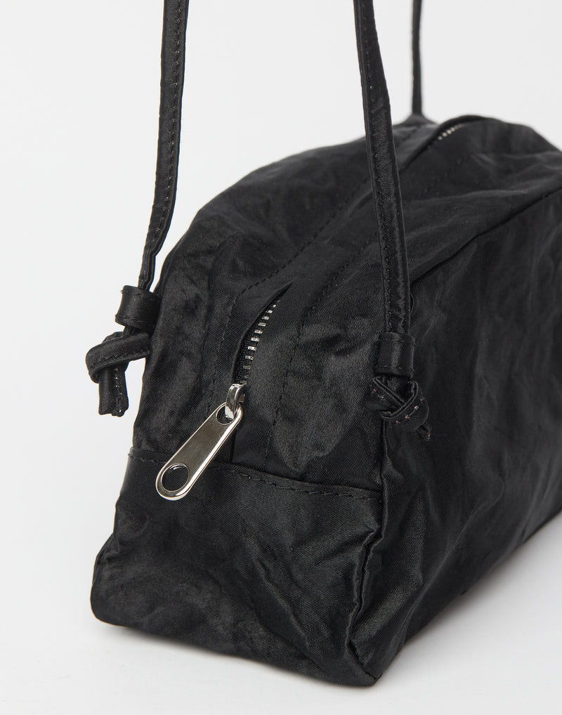 Black Satin Olivia Mini Bag