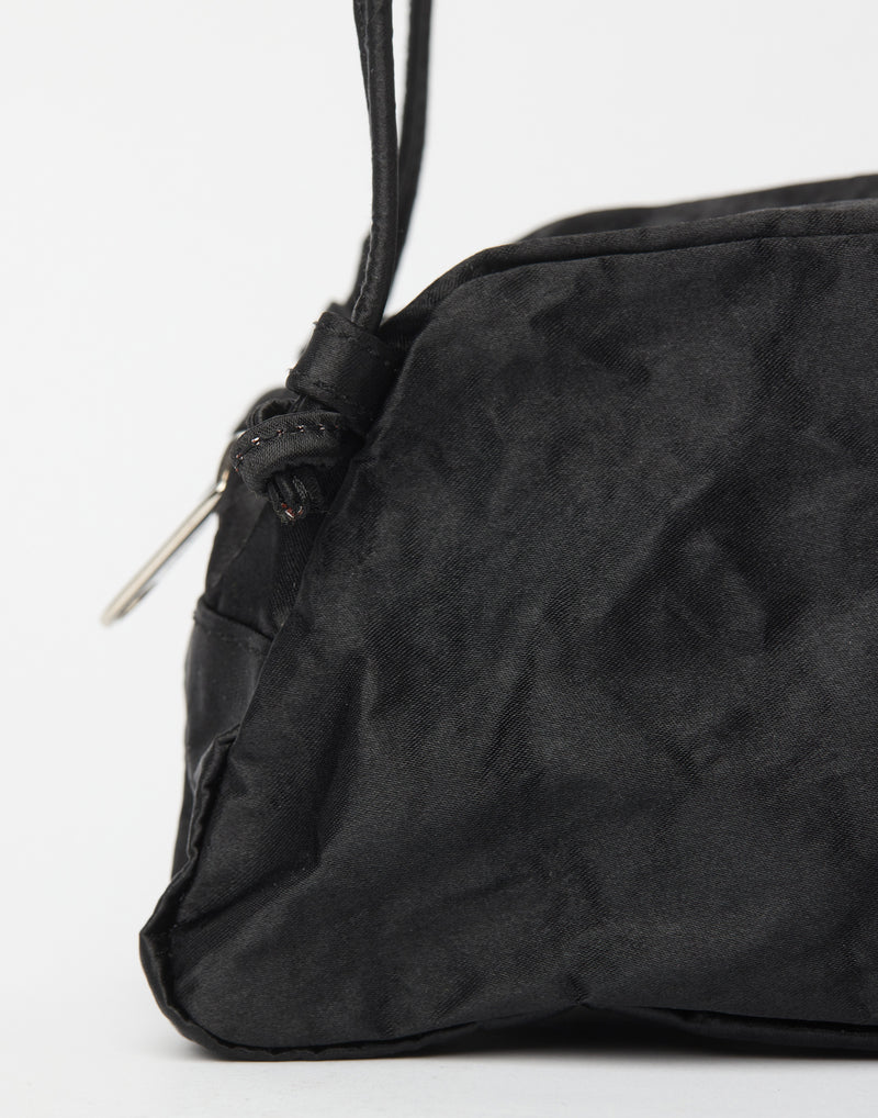 Black Satin Olivia Mini Bag