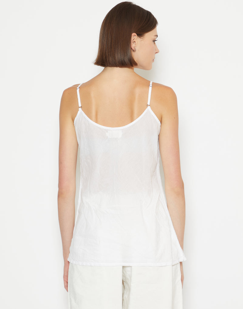 White Cotton Voile Imogen Camisole