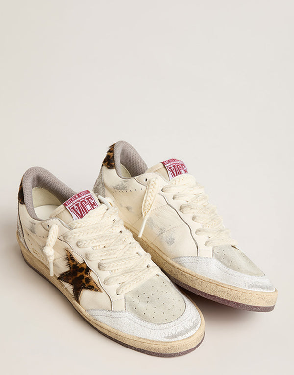 White & Leo Ball Star Sneakers