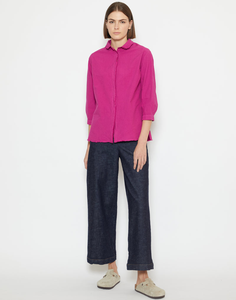 Fuchsia Cotton Cassia Shirt