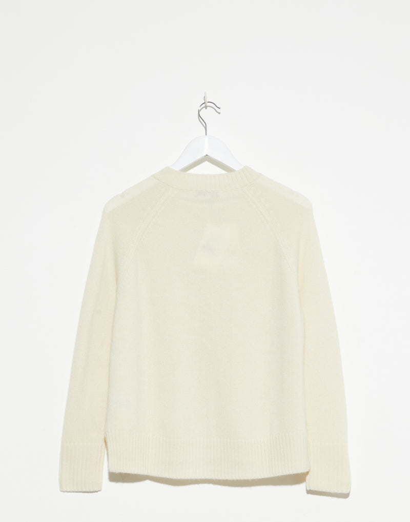 Cream Cashmere Chunky Cardigan