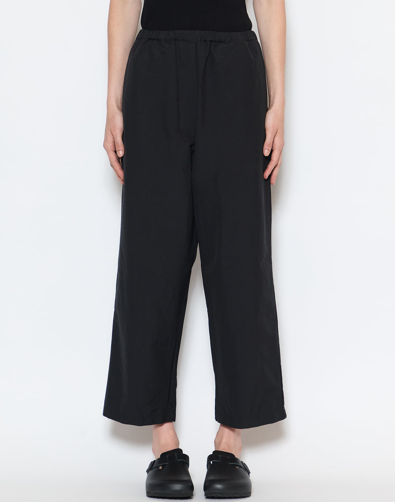 Black Cotton Blend Ronic Worker Pants